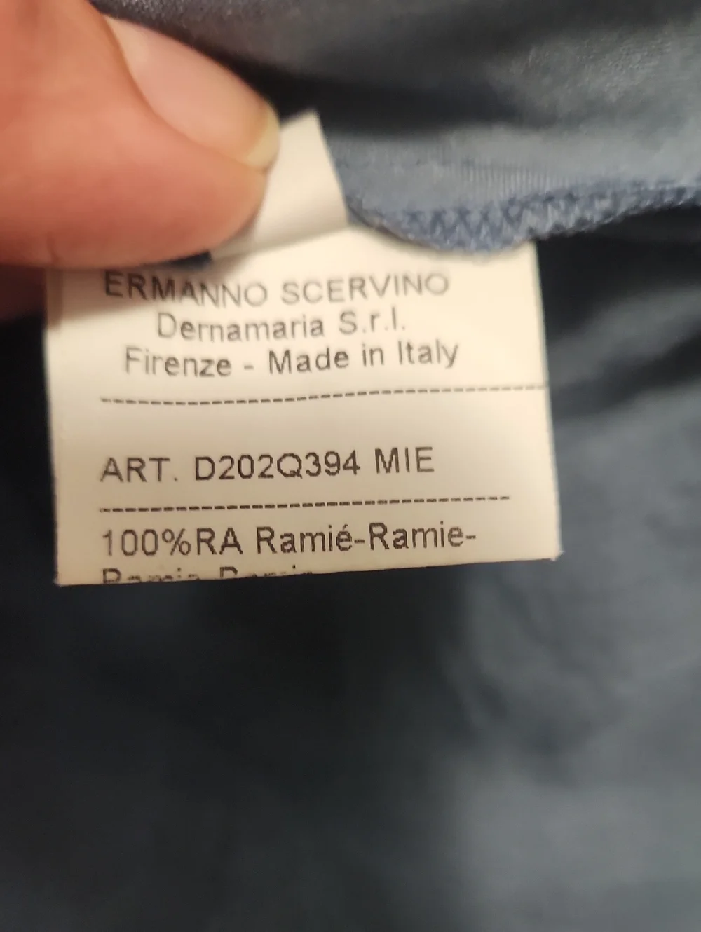 ERMANNO SCERVINO | 100% Ramie & Silk Lace Inset Dress | Made in Italy | IT 38 - Picture 12 of 15